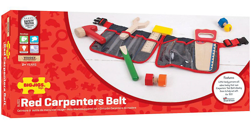 Red Carpenters tool Belt