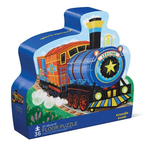 Crocodile Creek Floor Puzzle - All Aboard- 36Pc