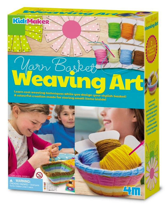Yarn Basket Weaving Art