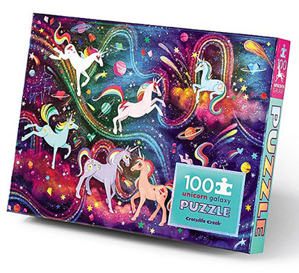 100PC Holographic Unicorn Puzzle -Crocodile Creek