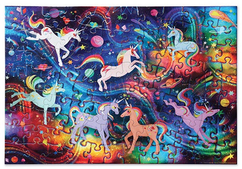 100PC Holographic Unicorn Puzzle -Crocodile Creek