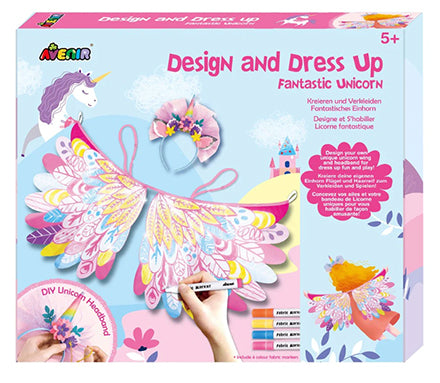 Design & Dress Up- Fantastic Unicorn wings & Headband