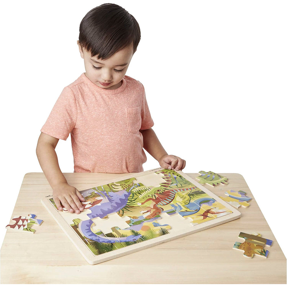 Dinosaur Tray Puzzle 24 Piece - Melissa & Doug