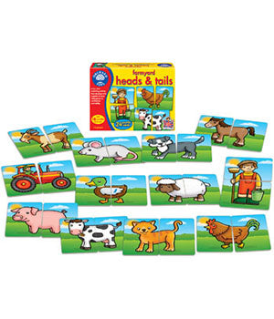 Orchard Games Farmyard Heads and Tails