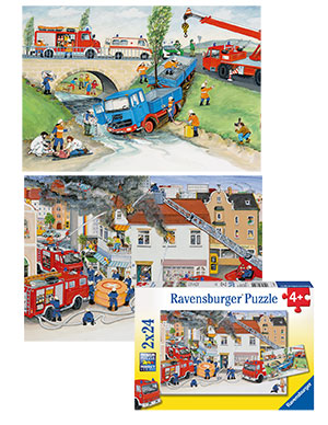 Puzzle Fire Brigade 2x24pc