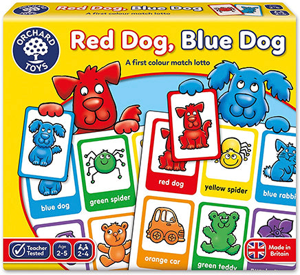 Orchard Toys- Red Dog Blue Dog