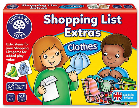 Orchard Toys- Shopping List Booster Pack- Clothes