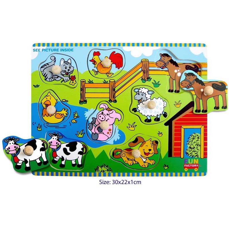 Farmyard Knob Puzzle