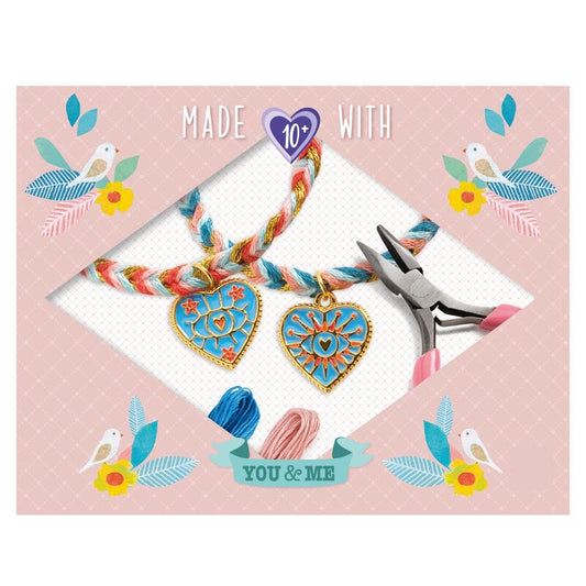 You & Me Friendships & Hearts Beads Set