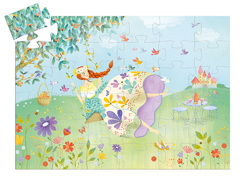 The Princess Of Spring Silhouette Puzzle 36pc