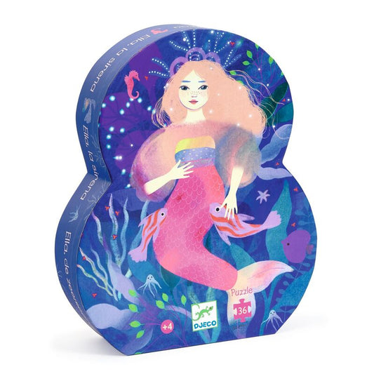 Ella The Mermaid 36pc Silhouette Puzzle