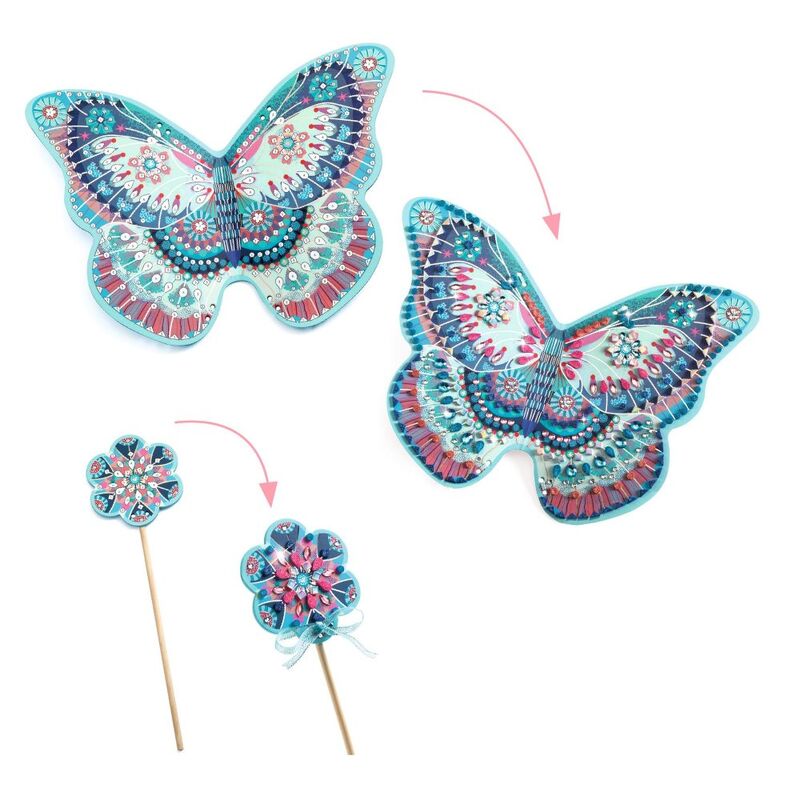 Do It Yourself Like A Fairy Wings & Wand Set
