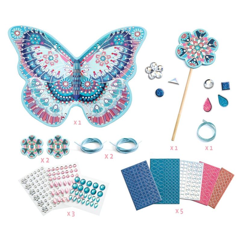 Do It Yourself Like A Fairy Wings & Wand Set