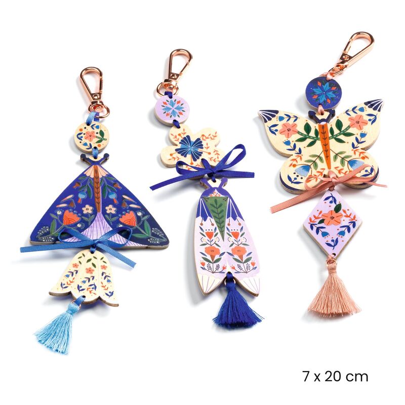 DIY Butterflies Bag Charms- Djeco