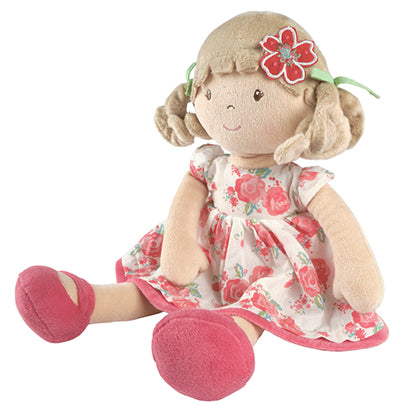 Rag Doll Scarlet Flower Kid - Bonika Doll 35CM