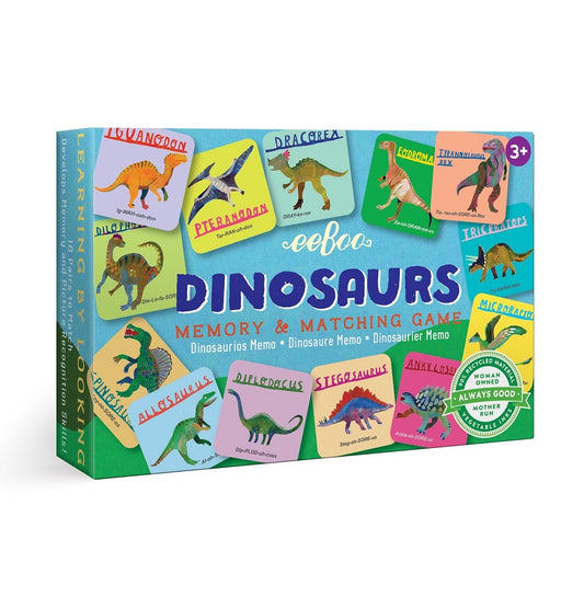 EeBoo Memory Match Mini – Dinosaurs