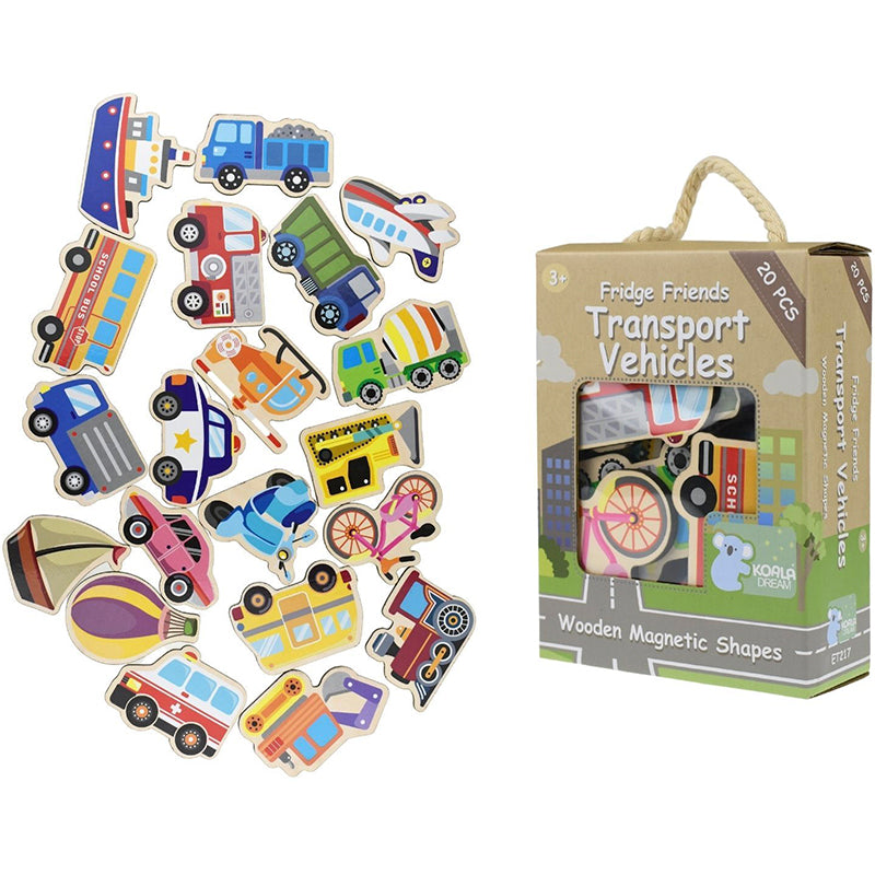 Fridge Friends Magnetic Transport Vehicles 20pcs