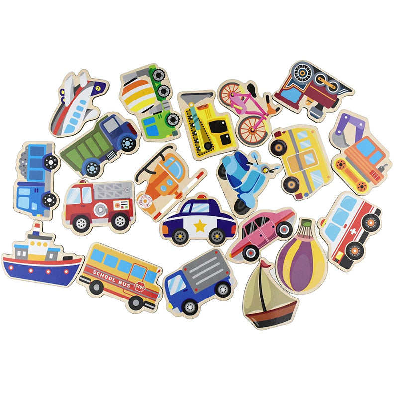 Fridge Friends Magnetic Transport Vehicles 20pcs