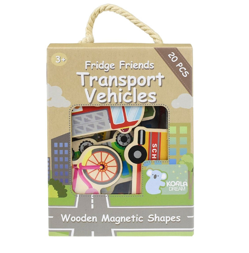 Fridge Friends Magnetic Transport Vehicles 20pcs