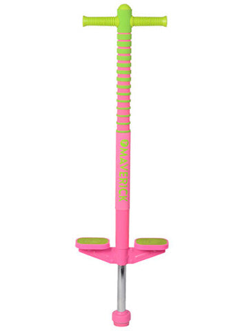 Maverick Pogo Stick Pink/Green Flybars