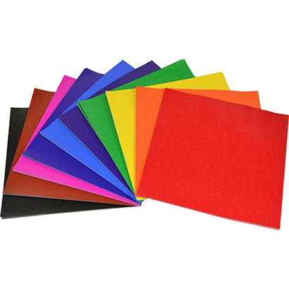 RAINBOW KINDER GLOSS SQUARES 254MM 120 SHEETS