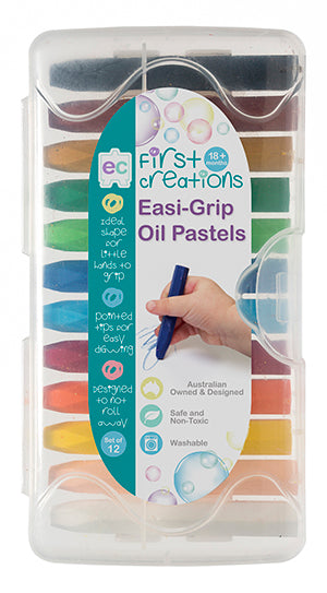 Easi-Grip Oil Pastels 12pc