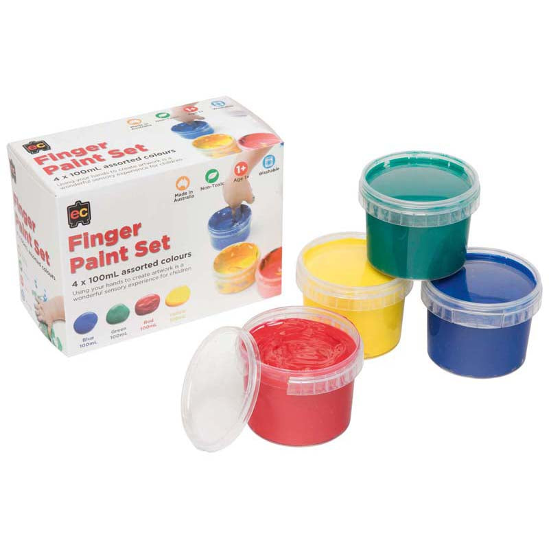 Ec Finger Paint Set Of 4