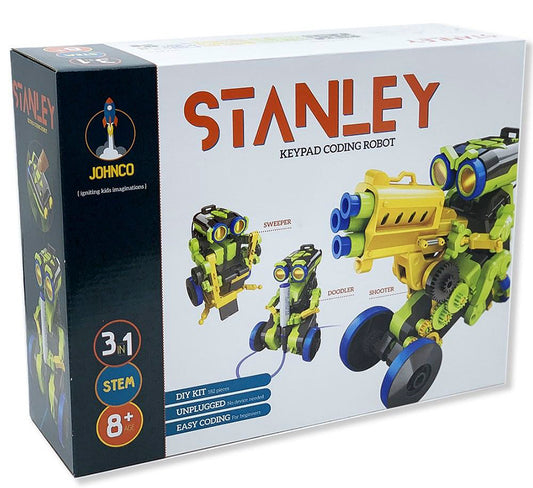 Stanley 3 -In-1 Keypad Coding Robot