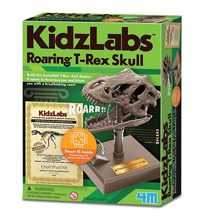 Kidzlabs Roaring T-rex Skull