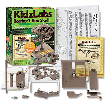 Kidzlabs Roaring T-rex Skull