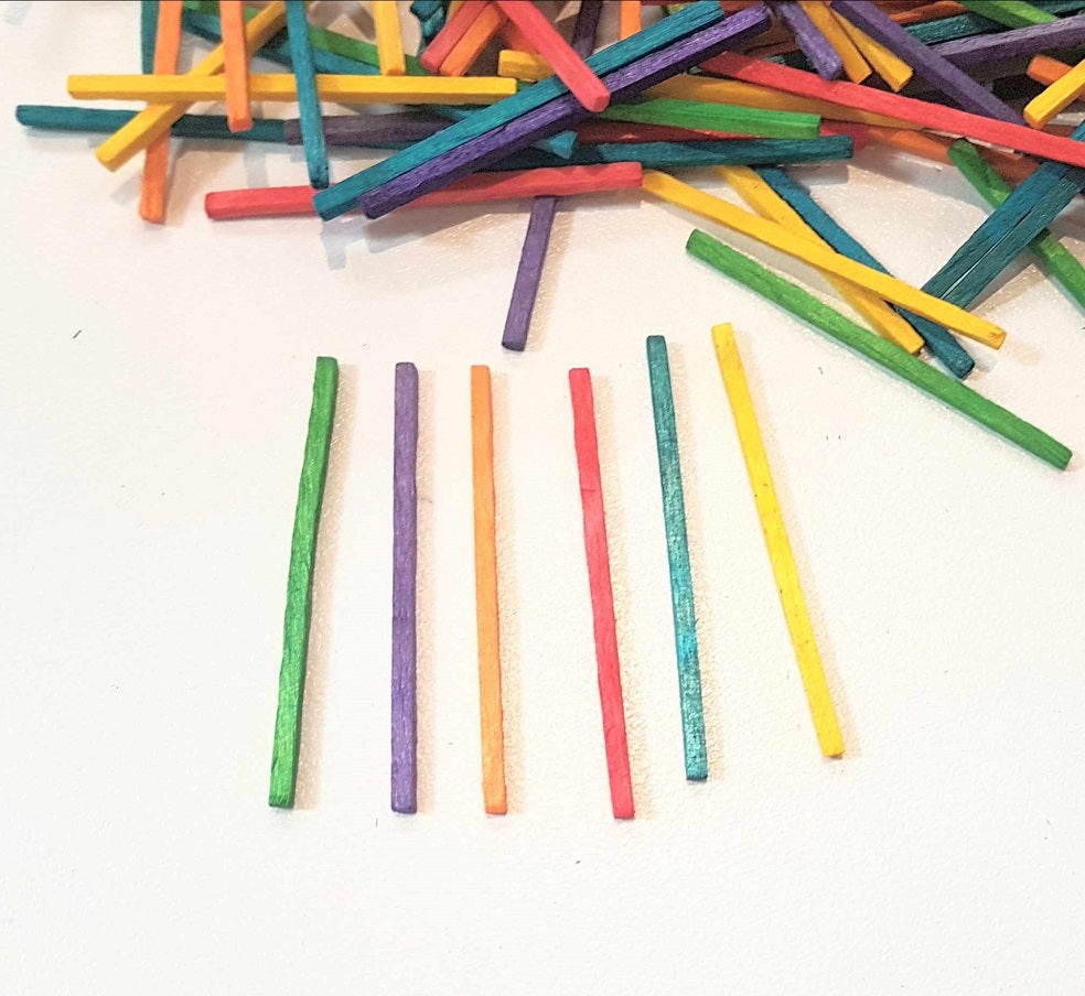 Matchsticks Coloured - Pack of 3000 sticks