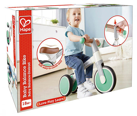 Hape First Ride Balance Bike - Light Green