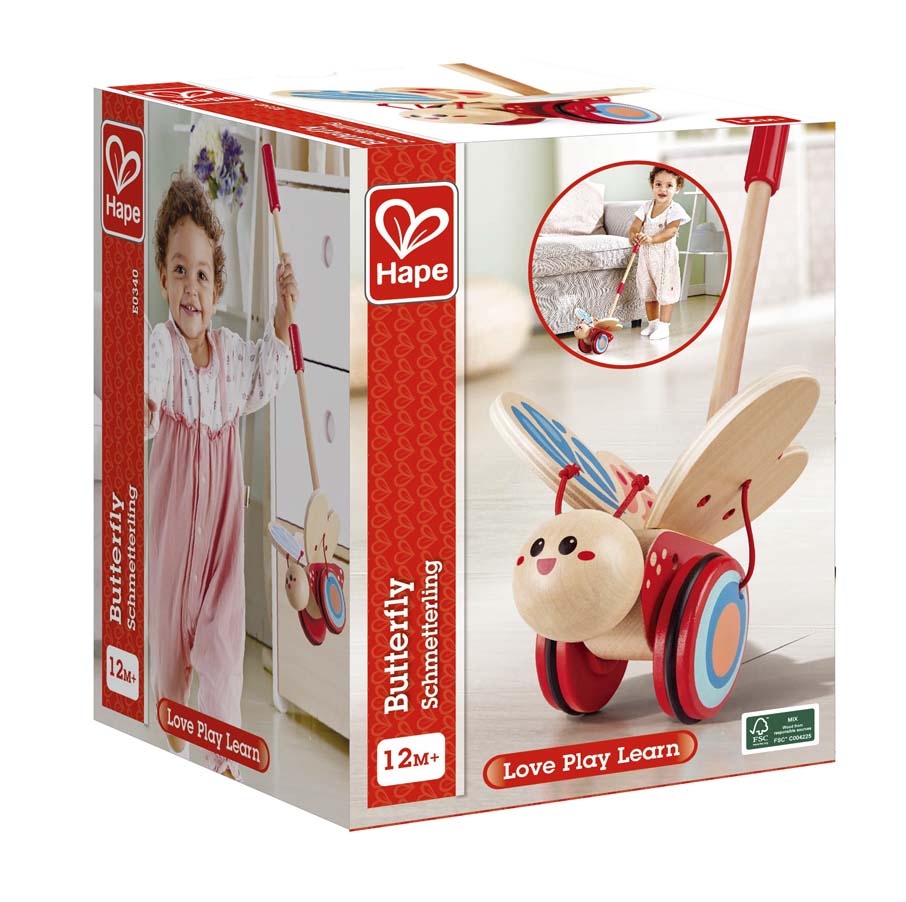 Hape Butterfly Push Pal