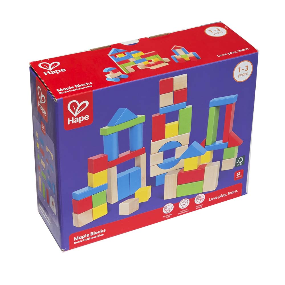 Hape Maple Block Set 50p