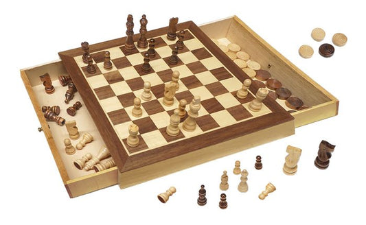 Deluxe Chess & Checkers Set