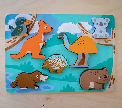 Australian Animal Puzzle - Kiddie Connect