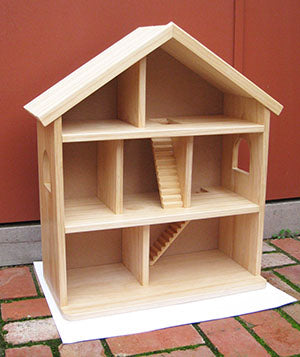 Wooden Dolls House- 3 Level- Australian Made