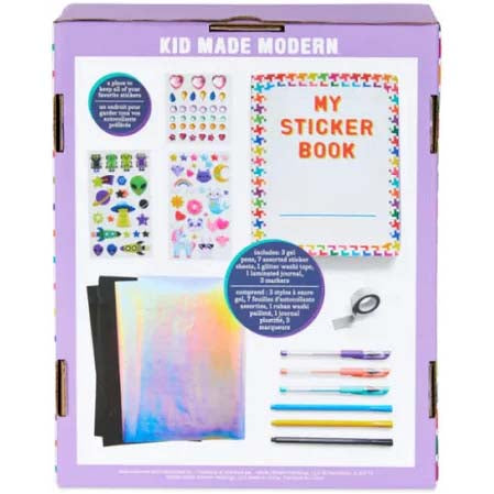 Kid Made Modern- Sticker Collecting Book & Stickers