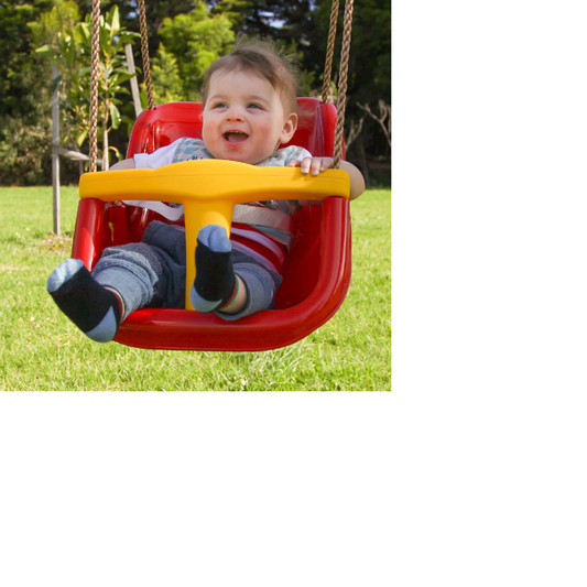 baby Swing Seat- Red & Yellow