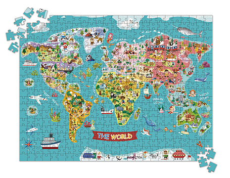 World Map Jigsaw Puzzle 500Pc