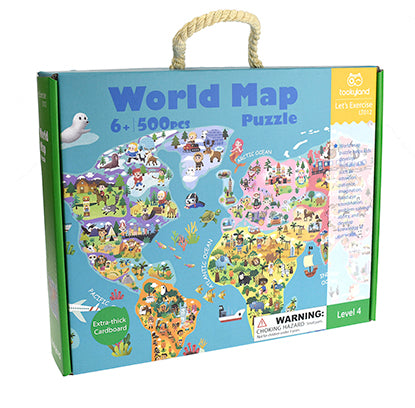 World Map Jigsaw Puzzle 500Pc