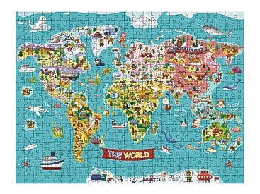 World Map Jigsaw Puzzle 500Pc