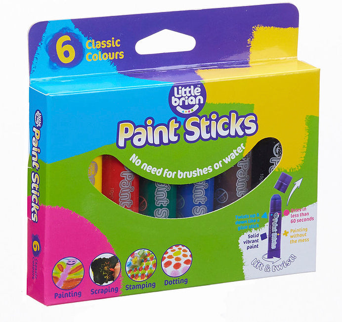 Little Brian Paint Sticks 6 Pack