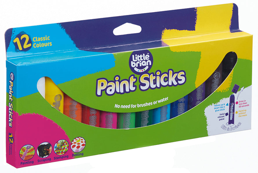 Little Brian Paint Sticks Classic 12 Pack