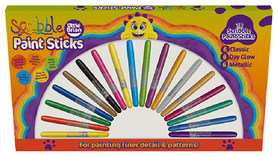 Scribble Paint Sticks- Little Brian
