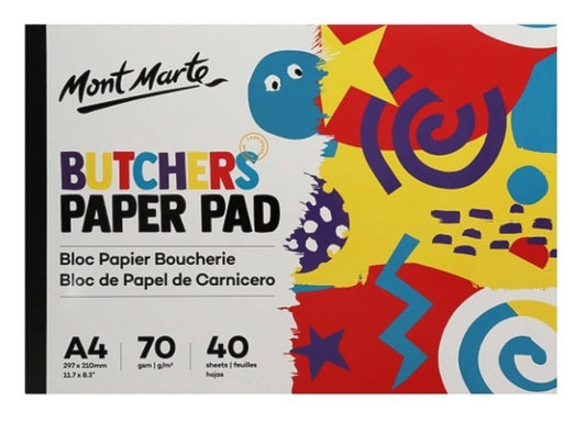 Mont Marte Butchers Paper Pad A4 40 Sheets