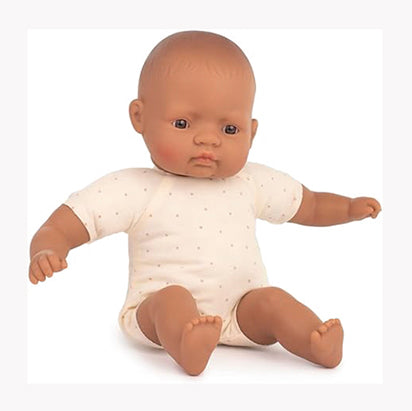 Miniland - Soft Bodied Doll - Hispanic - 32cm