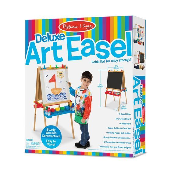 Deluxe Wooden Standing Art Easel