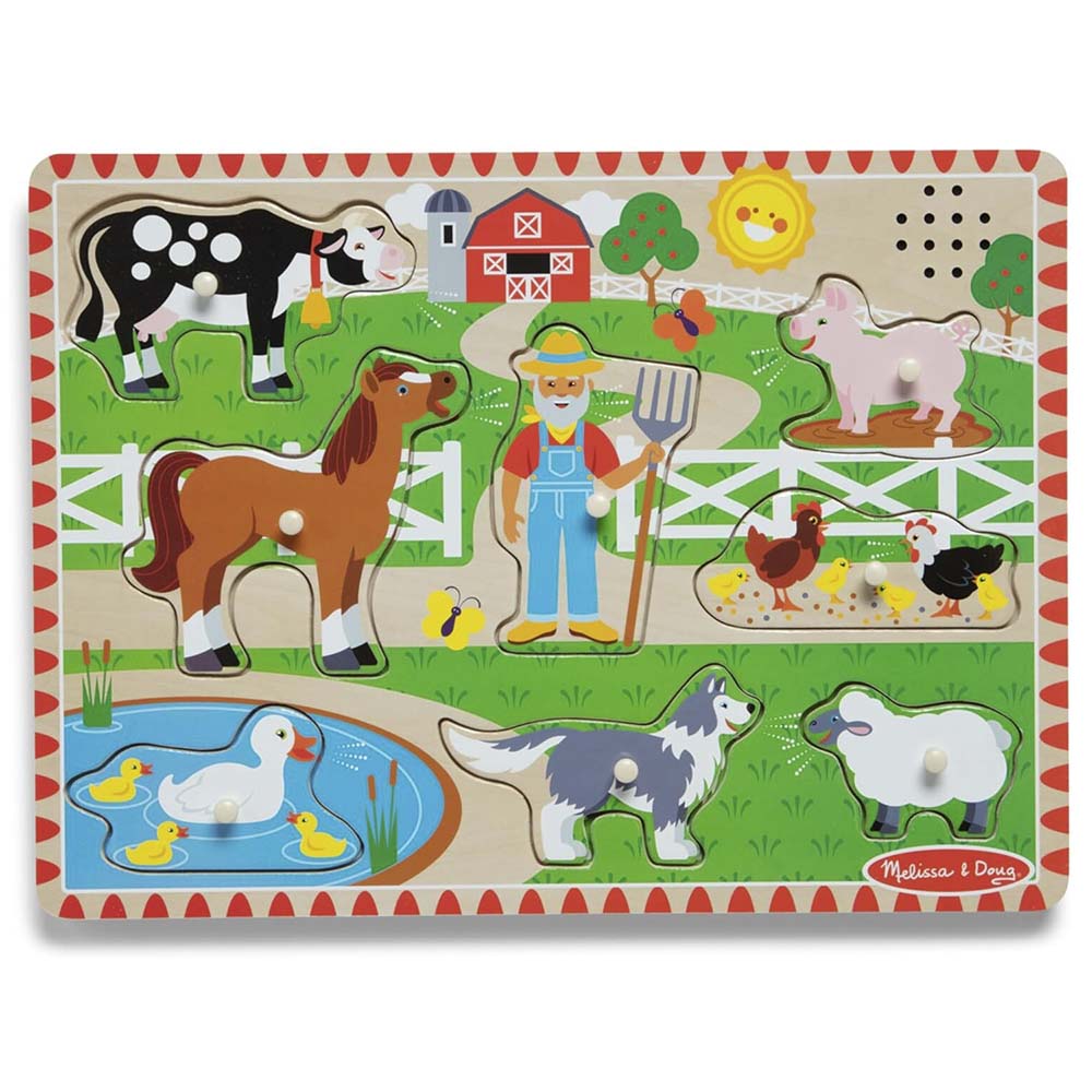 Melissa & Doug - Old MacDonald Farm Song Puzzle - 8pc