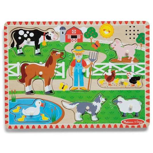 Melissa & Doug - Old MacDonald Farm Song Puzzle - 8pc
